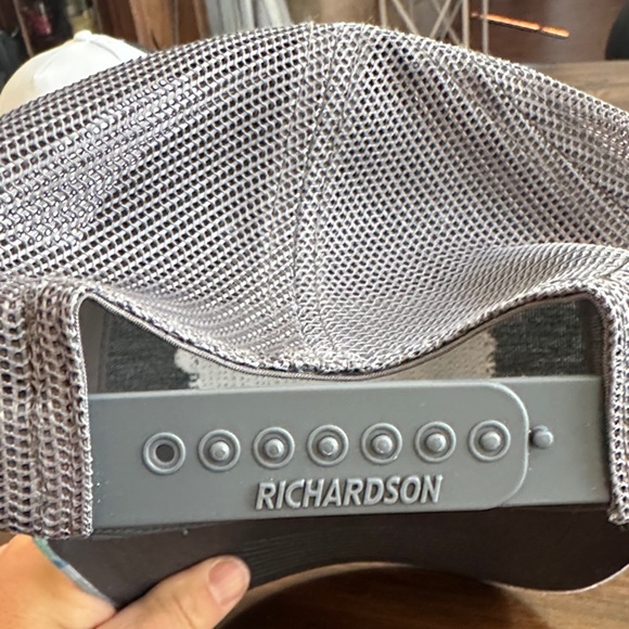 Whip Stitch Camo Trucker Hat - Blue and Gray - Picture 3 of 4